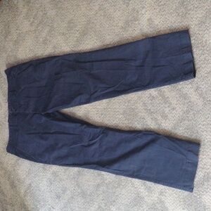 Gap Navy Khakis Slacks 34 x 30 Dress Pants Chinos Straight Fit